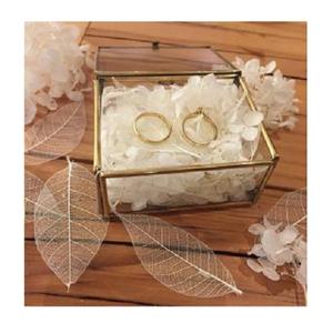 Trending Design Hexagonal Shape <b>Ring</b> Box Metal And Glass <b>Ring</b> Box Silver Color <b>Ring</b> <b>Storage</b> Box For Top Selling - Product Image 4