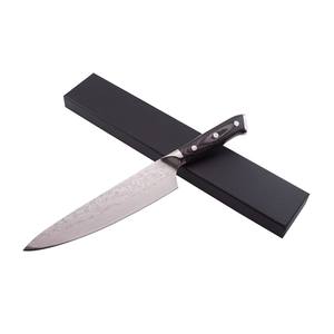 Vente en gros de commandes en gros personnalisées, service OEM et ODM, couteau de chef professionnel avec lame en acier inoxydable, manche en bois Pakka, cuisine - Product Image 4