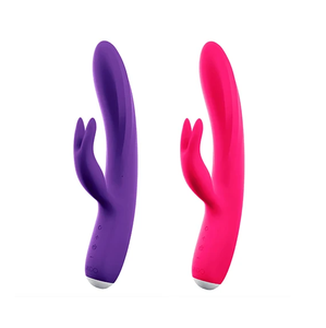 Rechargeable Rabbit Vibrator Dual Action Silicone Personal Massager Waterproof Adult Wellness Product Wholesale Supplier - Product Image 4