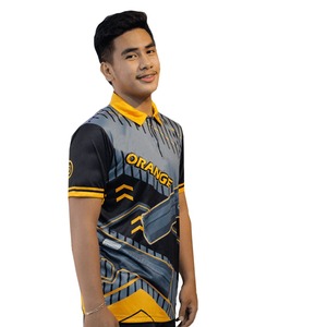 OEM al por mayor sublimación personalizada para camiseta antiarrugas estampado secado rápido transpirable hombres Casual manga corta bajo MOQ Piqué - Product Image 5