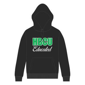 Sudadera con Capucha Negra para Hombre, Estilo Universitario, Bordado Chenille, Hermandad Griega Divine Nine, Sudadera Personalizada - Product Image 2