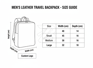 Men Fashion Genuine Leather Messenger Crossbody Travel Bag Custom Logo OEMODM Wholesale Women's <b>Backpacks</b> - Product Image 6