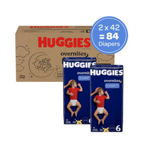 Huggies Couches de nuit Taille 5 Pantalon en coton doux pour bébés Taille XXL jetable Lot de 100 pièces - Product Image 4