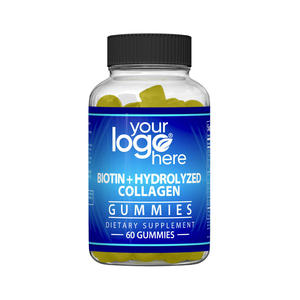 เยลลี่ไบโอติน + คอลลาเจนไฮโดรไลซ์ผลิตภัณฑ์เสริมอาหาร60ct สำหรับผู้ใหญ่ผลิตจากสหรัฐอเมริกา - Product Image 1