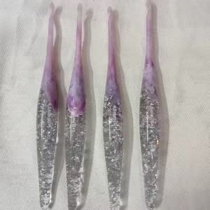 Calidad superventas Material de resina hecho a mano aguja de tejer hilo tejer ganchos de ganchillo para la venta Vintage - Product Image 2