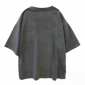 Camisetas con Lavado Ácido para Hombre, 100% Algodón, Tallas Grandes, Nueva Moda, Venta al por Mayor, Personalizable, Camiseta para Parejas 2026 - Product Image 2