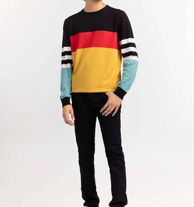 2025 Spring Autumn Cotton Sweater <b>Men</b> Heavy Loose Top Unhooded O-Neck Long Sleeve <b>Pullover</b> Sweatshirt - Product Image 1