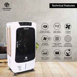 Refroidisseur tour compatible avec onduleur MIST 75 LITRES, ventilateur turbo 3 vitesses, grand réservoir, filtre anti-poussière, écologique pour usage industriel et extérieur - Product Image 2