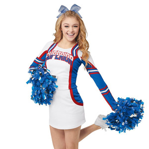 Custom Girl <b>Cheerleading</b> Uniforms Sportswear Skirt Costume Performance From Manufacturer - Product Image 3