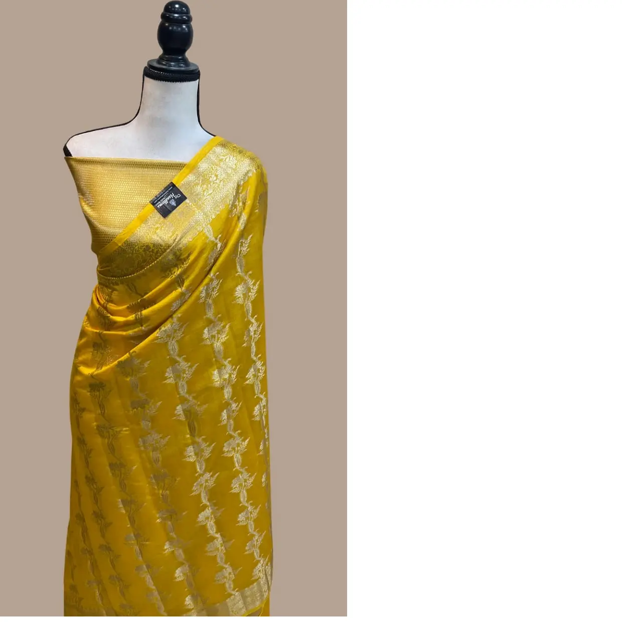 Tela de seda brocada hecha a medida, saris y material de vestido, ideal para hacer vestidos y adecuado para usar como saris