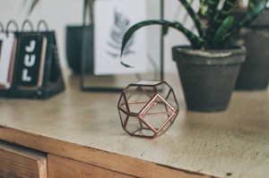 Brillant 3D Design verre anneau boîte bijoux organisateur fait avec verre et métal or polonais cadre pour mariage fiançailles cadeau - Product Image 5