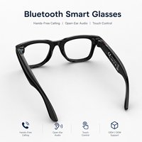 Lunettes Intelligentes avec Caméra pour la Prise de Photos et l'Enregistrement Vidéo, Reconnaissance Photo IA, Étanchéité IP66, Contrôle Tactile, Audio à Oreille Ouverte, Personnalisables