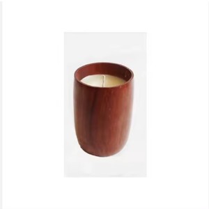 Portavelas de Madera Tipo Linterna y Frascos para Velas - Product Image 1