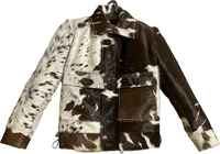 Chaqueta de cuero de calidad superior para hombre estilo con chaqueta de cuero de piel de vaca 100% Original chaqueta hecha a medida pelo de vaca