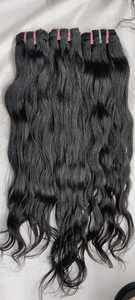 วิกผมสำหรับต่อผมมนุษย์บริสุทธิ์จากอินเดียผมหยิกเป็นลอนธรรมชาติสีดำเข้ม - Product Image 6