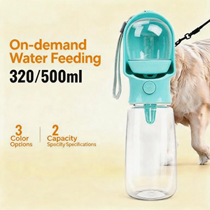 Botella de Agua Portátil para Perros, Dispensador de Agua a Prueba de Fugas para Viajes al Aire Libre, para Perros Pequeños y Medianos, Gatos y Mascotas - Product Image 3