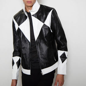 Chaqueta de Cuero para Hombre, Precio Económico y Alta Calidad, Chaquetas de Cuero Casuales para Invierno, Chaqueta de Cuero con Bolsillos Laterales - Product Image 1