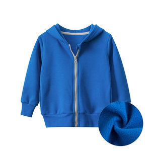Sudaderas con Capucha Bordadas Personalizadas para Niños, 100% Algodón Orgánico, Tinte Liso, Transpirables, Diseño con Cremallera para Otoño, Personalizadas - Product Image 2