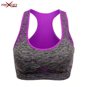 Soutien-gorge de sport pour femmes avec logo personnalisé Soutien-gorge de sport sexy à dos croisé Plus Size Ladies Yoga Crop Top Soutien-gorge de sport à impact élevé - Product Image 3