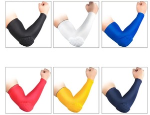 Coussinets multicolores en nid d'abeille, protège-coude élastique, équipement de protection, manchon de Support de Compression pour l'entraînement de basket-ball et de volley-ball - Product Image 4