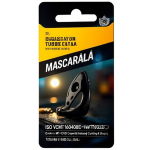 Plaquettes de tournage indexables ISO VCMT 160408E-FMT9325 D.4.4mm MT-CVD revêtues, lot de 10, pour la coupe et le façonnage des métaux - Product Image 2