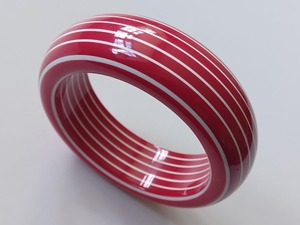 Bijoux de vacances en bord de mer Bracelets en résine épaisse Bracelet extensible en acier inoxydable plaqué or 18 carats Bijoux punk - Product Image 6