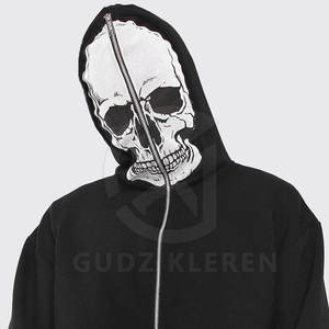 Sudaderas con capucha personalizadas de estilo callejero para hombre, sudaderas con cremallera de invierno para hombre, ropa al por mayor, sudaderas con capucha para jóvenes en blanco - Product Image 6