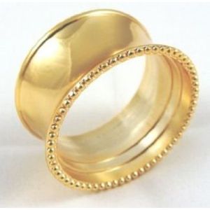 Servilletero de Metal dorado pulido hecho a mano, vajilla de acero inoxidable, servilletero de tejido, servilletero de Metal elegante, servilletero de Metal - Product Image 1
