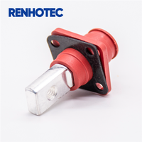 Connecteur 200A BESS, borne de batterie calibre 0 pour câbles, douille et fiche de barre omnibus M8 50mm