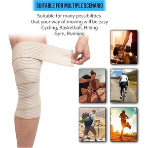 Bande de Soutien pour le Genou, la Jambe ou le Bras, Bande Élastique Ajustable pour Soulager la Douleur, pour la Récupération des Blessures et les Sports - Product Image 5