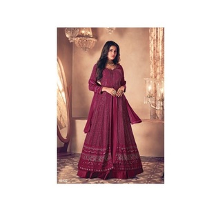 Vestido de boda y fiesta de diseñador de calidad superior Aashirwad Noor Gold de proveedor indio a precio de exportación - Product Image 1