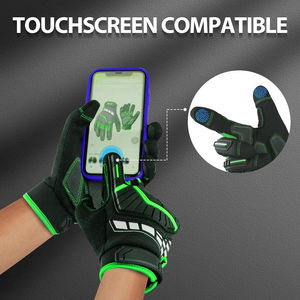 Guantes DE SEGURIDAD antivibración duraderos Guantes mecánicos de utilidad de Cuero flexible Equipo de defensa personal con pantalla táctil - Product Image 3