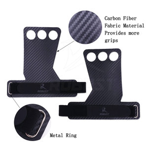 Protège-paumes antidérapantes en cuir de vachette de taille personnalisable pour l'haltérophilie et le fitness. - Product Image 4