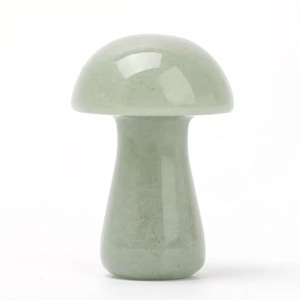 Figurines de champignons en cristal naturel en gros, lisses et polies, artisanat en pierre semi-précieuse, assortiment de cadeaux de décoration Feng Shui pour l'amour - Product Image 5