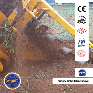 Nouvelle trancheuse industrielle montée sur tracteur, marque Allame Kazici, boîte de vitesses Vario, certifiée CE, 140-180m/h de tranchage - Product Image 5