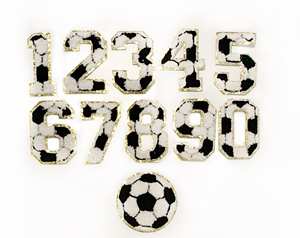 Parches bordados de chenilla con letras para chaquetas, parches de hierro de tela dorada, parche bordado de chenilla con letras al por mayor - Product Image 4