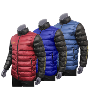 Wholesale Outdoor Solid Color Winter Coat Warm Thick <b>Mens</b> <b>Jacket</b> Coat Custom Logo Puffer <b>Jacket</b> water resistance and windproof - Product Image 2