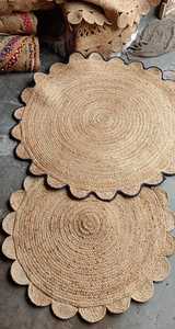 การออกแบบที่ทันสมัย tikki พรมปอกระเจาถักขอบเป็นมิตรกับสิ่งแวดล้อมป้องกันแบคทีเรียกันลื่นกองแบนเครื่องทำลายดอกไม้ - Product Image 2