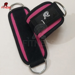 Correa de Tobillo para Máquina de Cable, Acolchada, Transpirable, Ajustable, Elástica, Protección Profesional, Muñequera de Gimnasio para Ejercicios de Glúteos y Piernas - Product Image 4