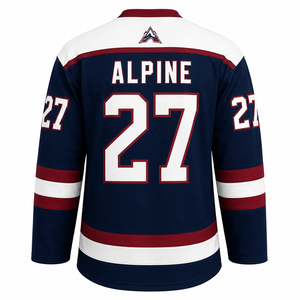 Custom Sublimation Ice Hockey Jersey Adult Team Name Number V Neck Long Sleeve Polyester Uniform - Product Image 3