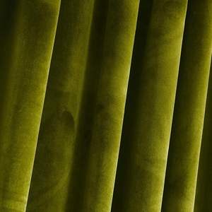 Panneaux de rideaux en velours vert olive bloquer la lumière rideaux de poche en velours isolés thermiques pour les décorations de banquet et de mariage d'hôtel - Product Image 3