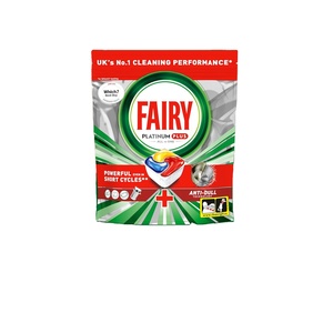 Tablettes lave-vaisselle Fairy Platinum+ Complete, 114 unités, lot de tablettes lave-vaisselle - Product Image 1
