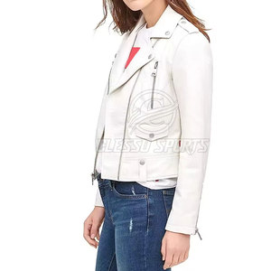 Wholesale Breathable Outdoor Use Winter <b>Jacket</b> Top Selling Cheap Price <b>Lightweight</b> <b>Women</b> Leather <b>Jacket</b> - Product Image 5