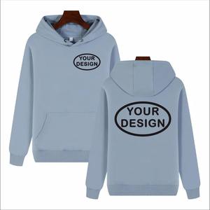 Sudaderas con capucha de gran tamaño para hombre, sudaderas de manga larga con patrón sólido, hilo teñido, no tejido, Invierno - Product Image 3