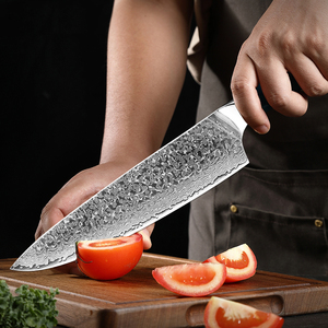 Venta al por mayor personalizado de alta calidad OEM ODM servicio Super Sharp Chef cuchillo Damasco acero cocina cuchillo profesional Chef cuchillos - Product Image 5