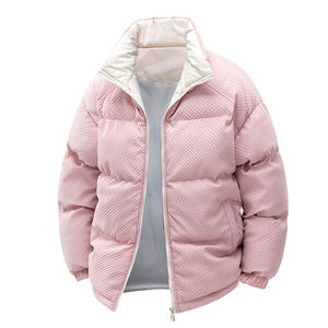 Manteau long en duvet pour femmes de haute qualité Veste légère en relief pour dames - Product Image 3