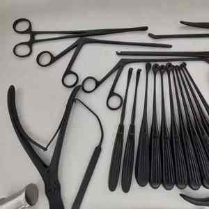 Juego de instrumentos quirúrgicos de laminectomía Manual de acero inoxidable de alta calidad, instrumento de timpanoplastia ortopédica de columna vertebral con revestimiento negro - Product Image 3