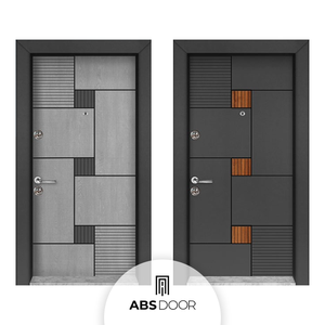 Puerta de Seguridad de Acero Inoxidable de Alto Rendimiento ABSDOOR ZENTRA Turquía para Apartamentos, Máxima Seguridad de Entrada para Villas y Hoteles - Product Image 2