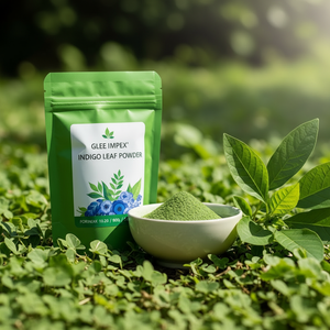 Poudre de feuilles d'indigo biologique de qualité cosmétique Glee Impex 15g/50g |   Soins capillaires naturels à base de plantes, antipelliculaires, fortifiants, lavables, DIY - Product Image 1
