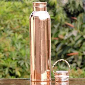 Health Benefits <b>Metal</b> Pure Copper <b>Water</b> <b>Bottle</b> for Food & Catering Stores Decorative <b>Bottle</b> for Drinking <b>Water</b> Copper <b>Bottle</b> - Product Image 4